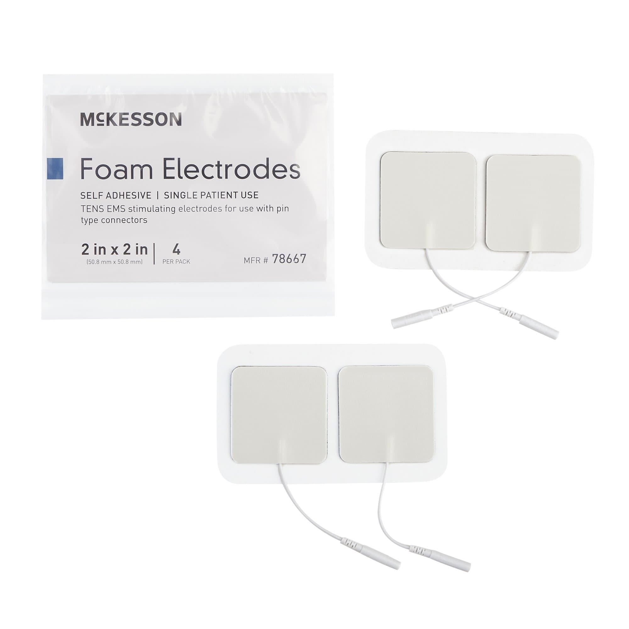McKesson Self-Adhesive Electrotherapy Electrode with Foam Backing