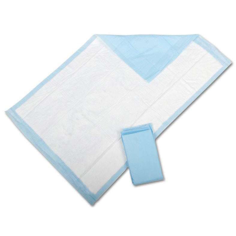 Medline Disposable Fluff Underpads, 30 x 30 Inch - Bag of 10 - Image 1