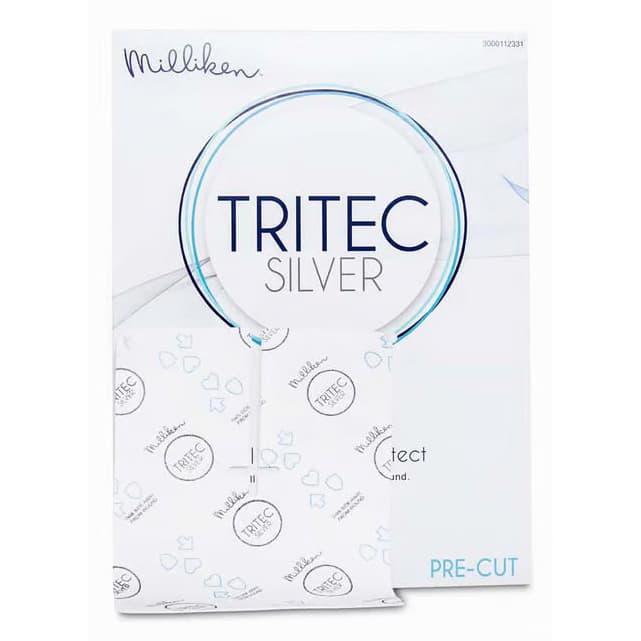 Tritec Silver Antimicrobial Pre-Cut Dressing, 4 x 5 Inch - Image 1