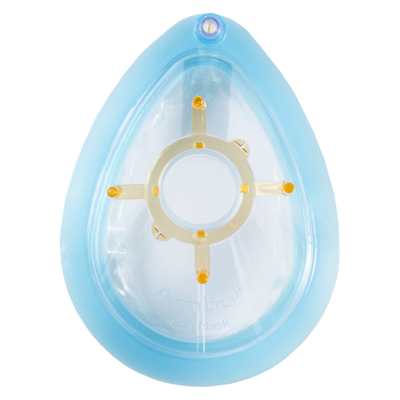 Ambu King Anesthesia Mask Clear Hook Ring Top Valve Elongated Style - Image 1
