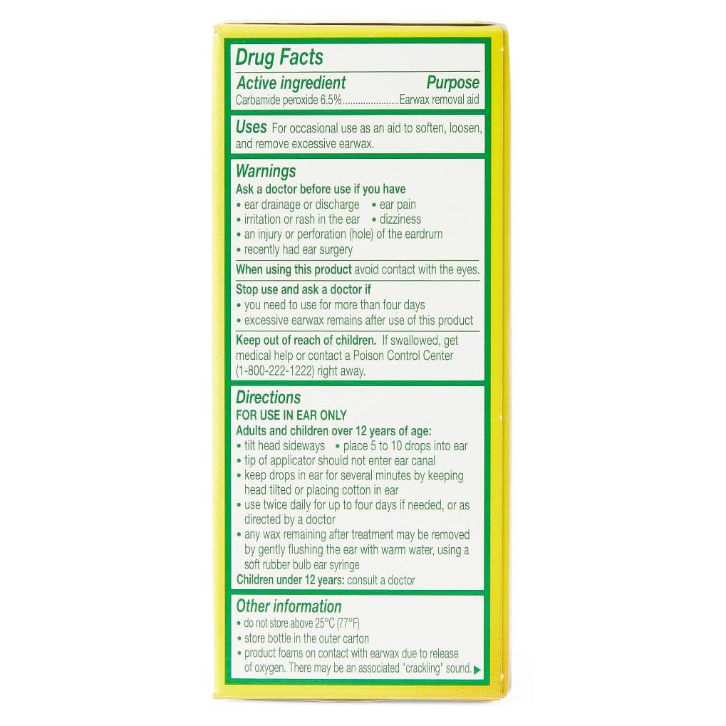 Debrox Earwax Removal Aid Drops, 0.5 oz - Image 3