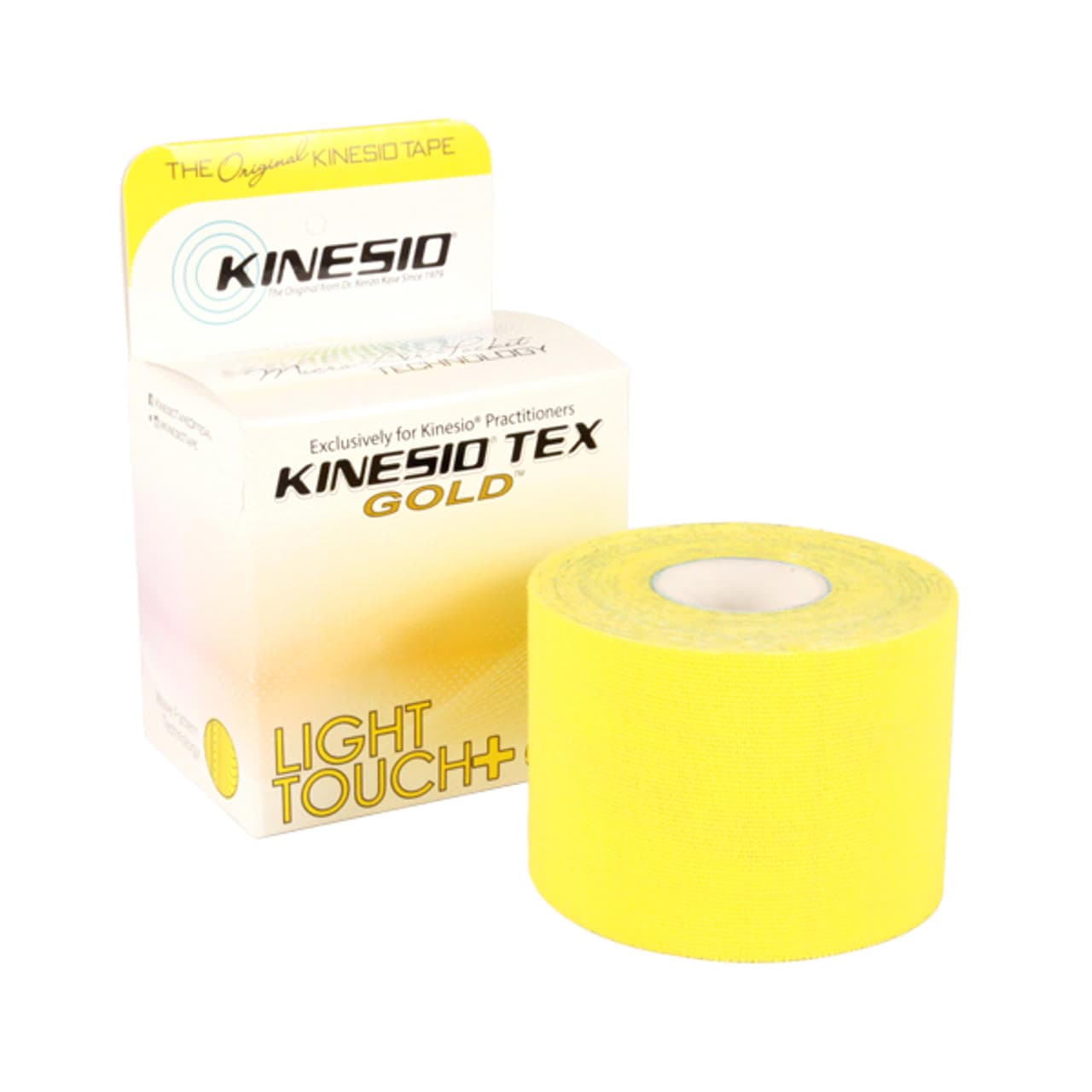 Kinesio Tex Gold Light Touch Tape, 5.0cm x 5m, Himawari Yellow - Carton of 12 - Image 1