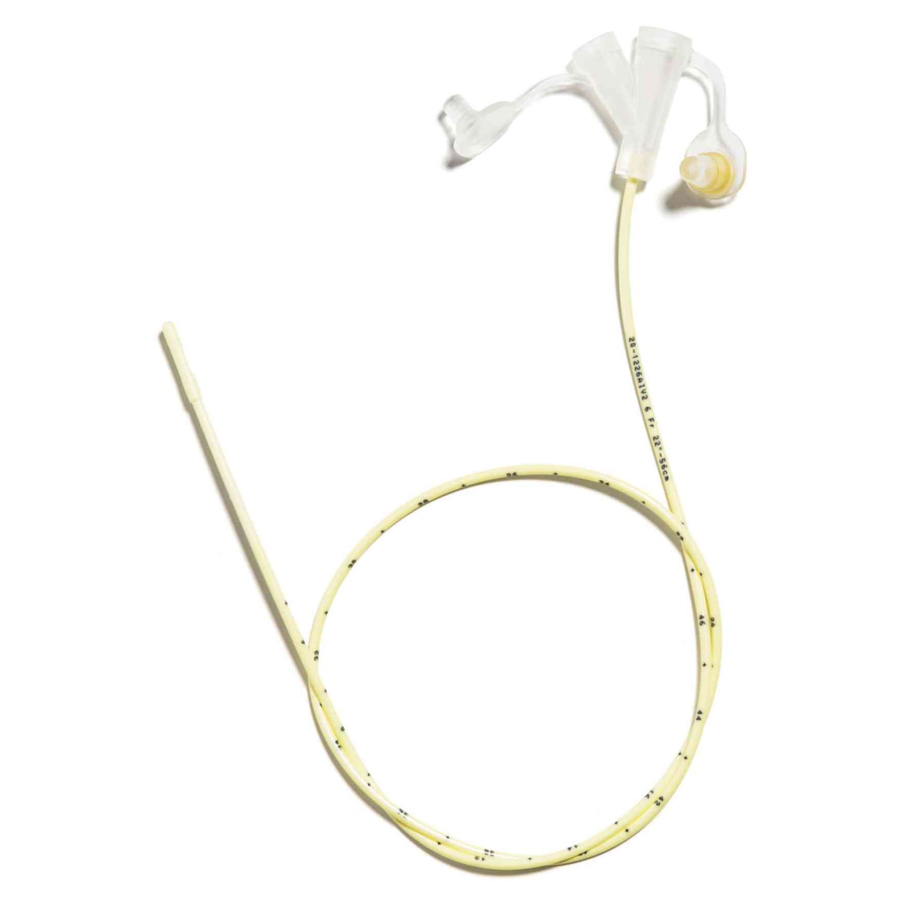 Corflo Nasogastric-Nasointestinal Feeding Tube with Anti-IV Connector, 12 Fr, 36" - Each - Image 1