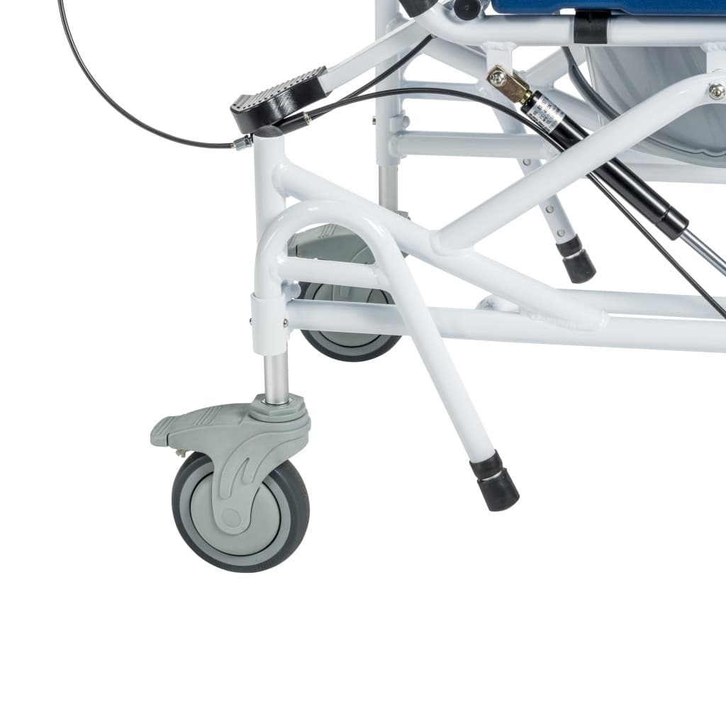 Drive Medical Tilting Aluminum Rehab Shower Chair Commode - Image 7