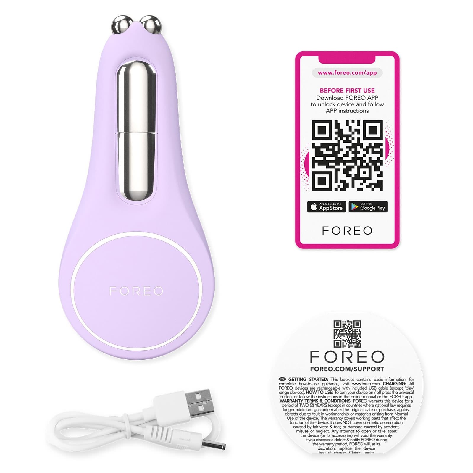 Foreo Inc BEAR™ 2 Eyes & Lips Microcurrent Facial Toning Device - Image 6