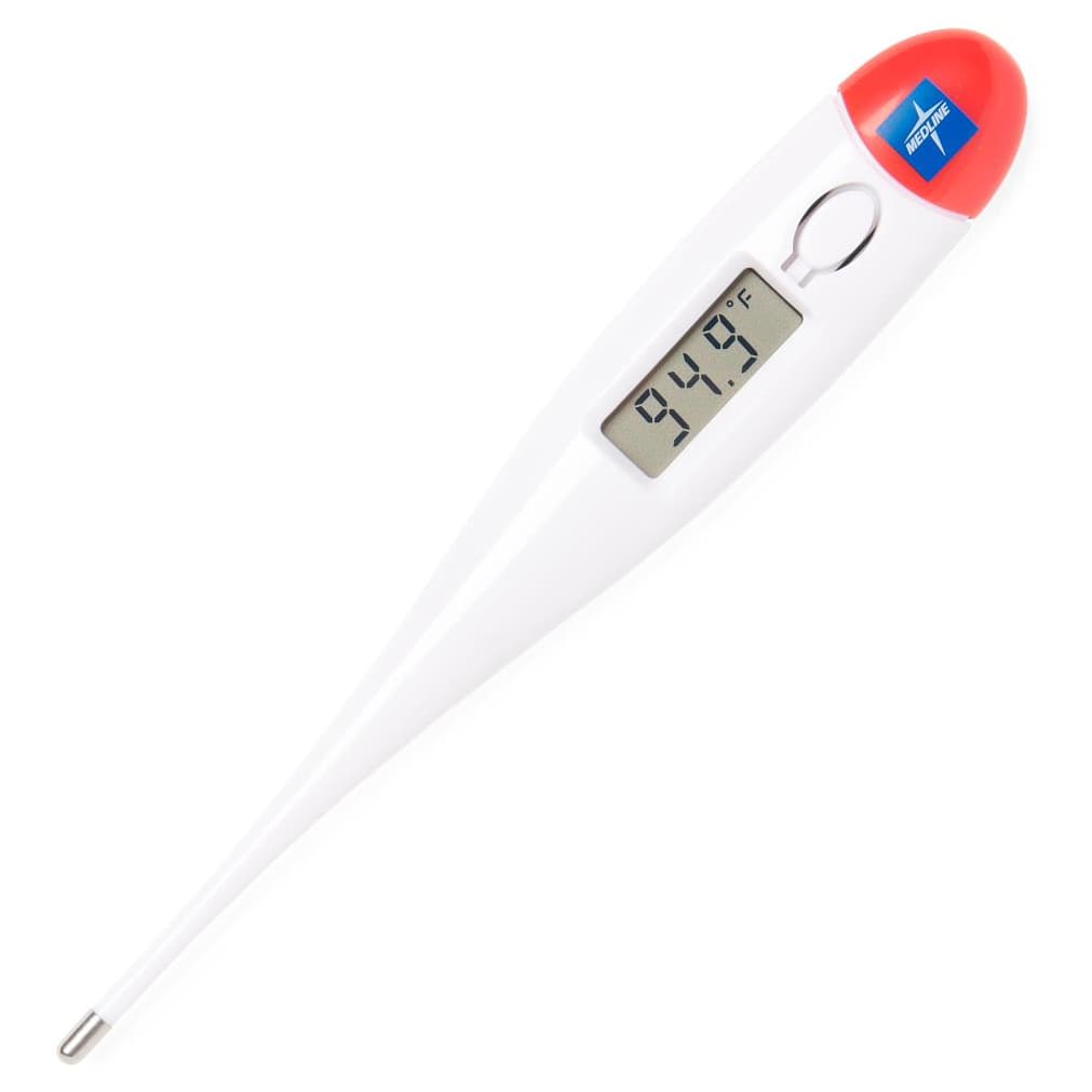 Medline 30-Second Rectal Digital Thermometer, Without Sheaths - Carton of 200 - Image 1