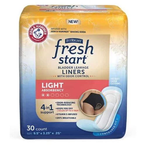 FitRight Fresh Start Bladder Leakage Liners, Light- 720/Case - Image 1
