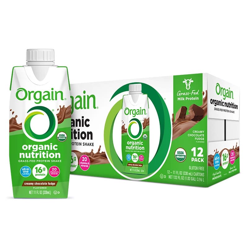 Orgain Organic Clean Protein Shake, Creamy Chocolate Fudge - Each - Image 1