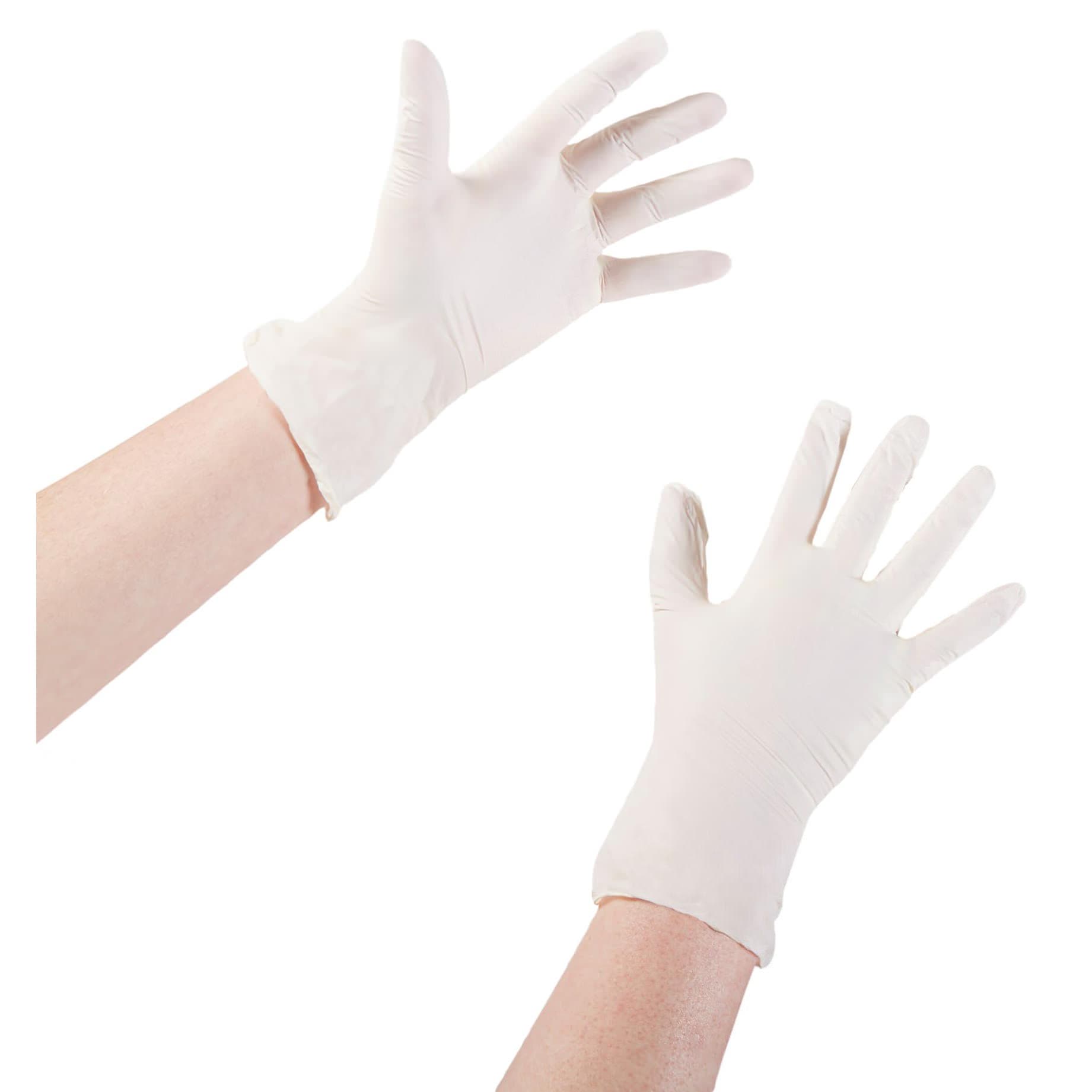 McKesson Stretch Vinyl Powder Free Exam Gloves, Ivory, Small - Case of 1000 - Image 1