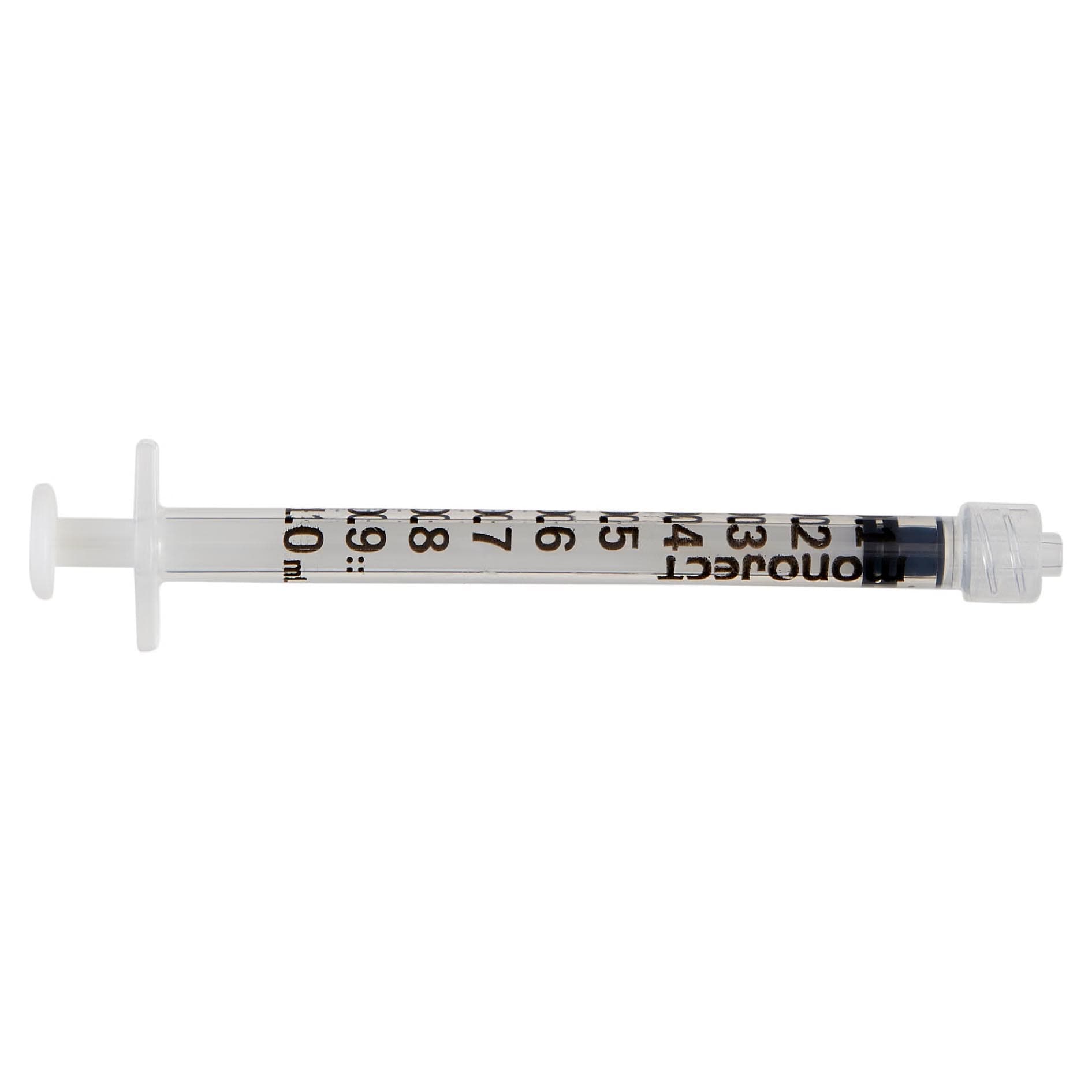 Monoject Standard Softpack Tuberculin Luer Lock Syringe 1mL - Case of 240 - Image 1