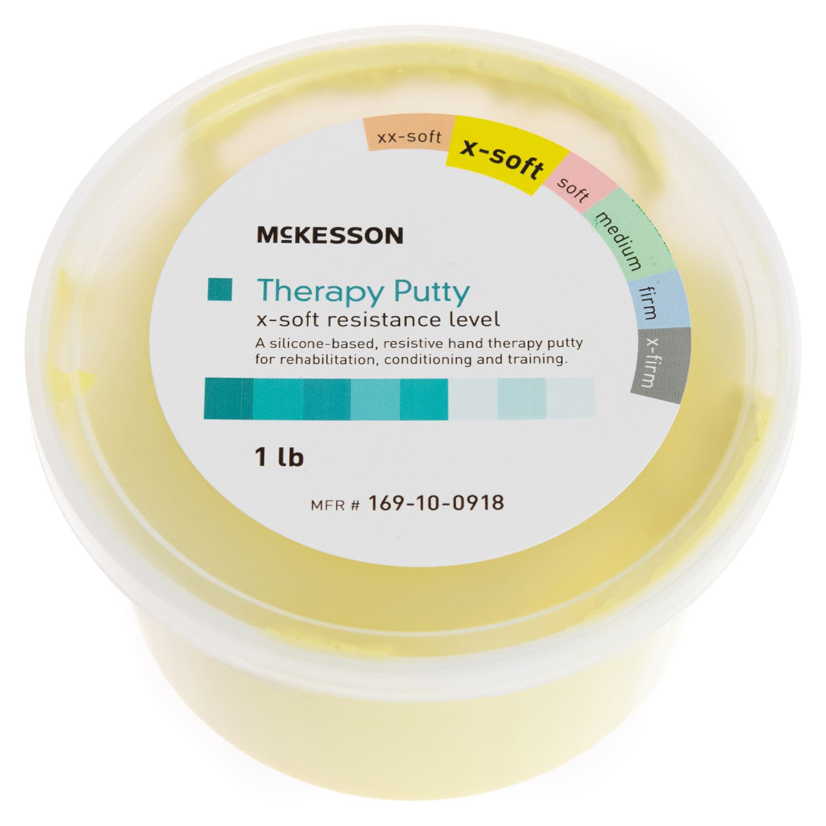 McKesson Yellow Therapy Putty, Extra Soft, 1 lbs. - Image 1