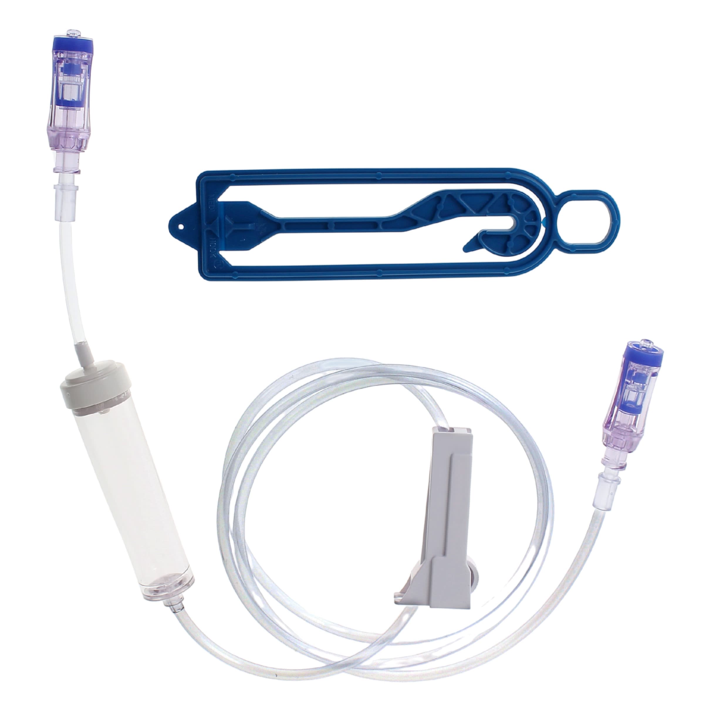 ICU Medical Secondary IV Administration Set with Filter Sterile Fluid Path - Case of 50 - Image 1
