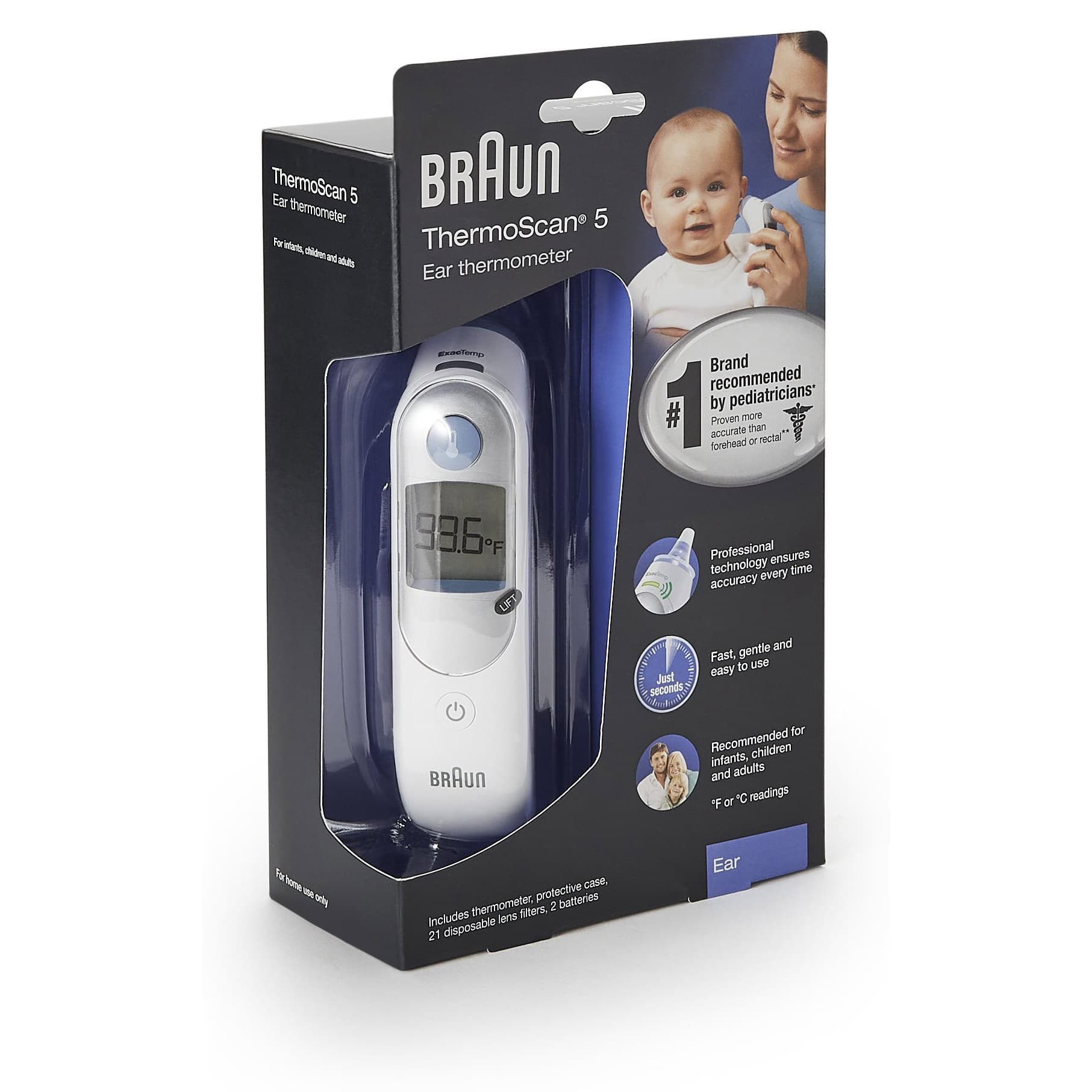 Braun ThermoScan Tympanic Ear Thermometer - Image 1