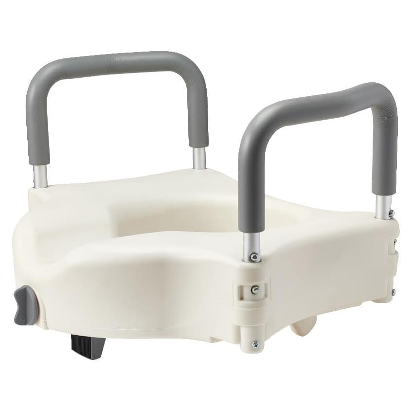 Medline 3.5" Bariatric Raised Toilet Seat with Arms