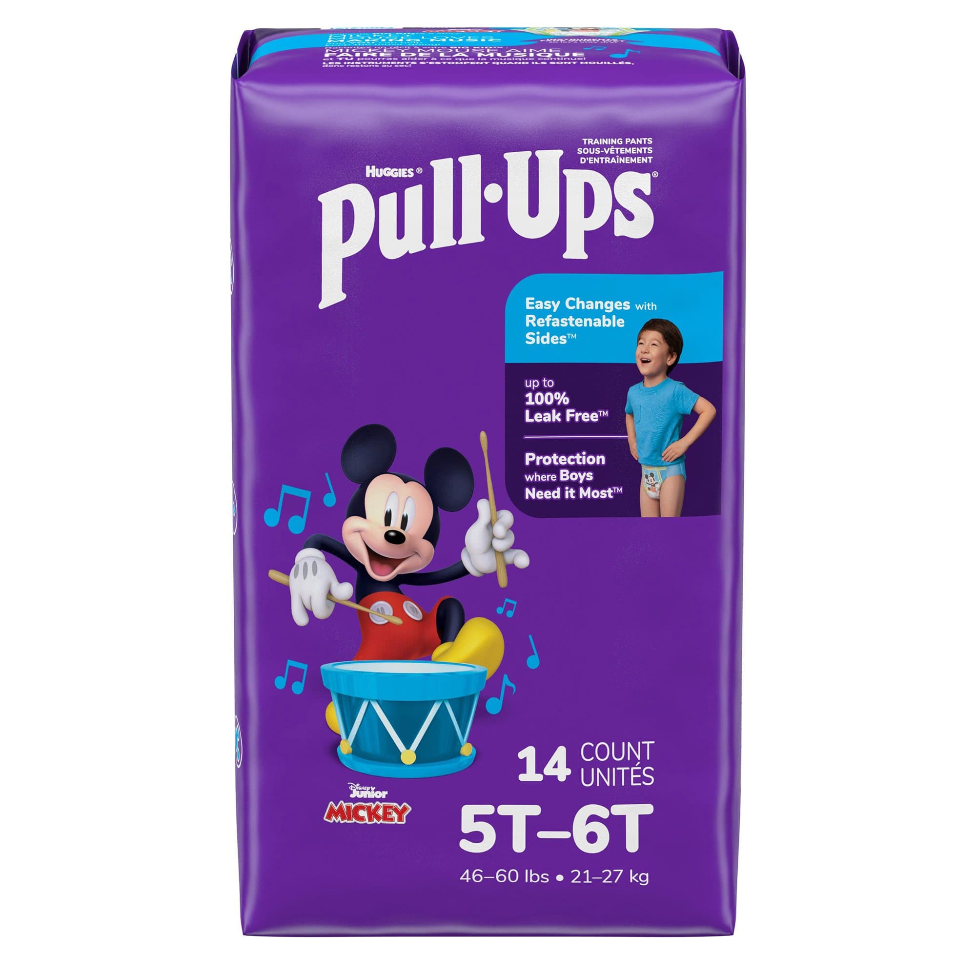 Huggies Pull-Ups Toddler Training Pants, Size 5T-6T - Image 3