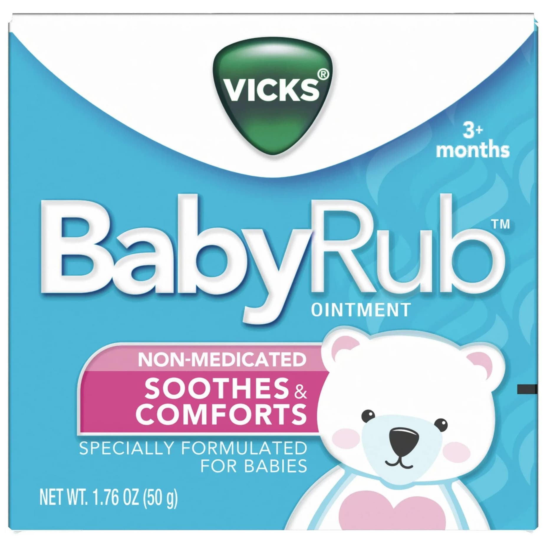 Vicks BabyRub Non-Medicated Soothing Chest Rub Ointment, 1.76 oz - Each - Image 1