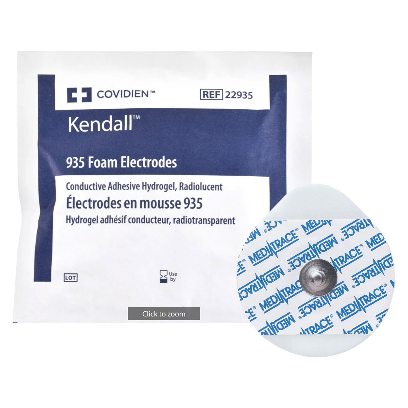 Medi-Trace ECG Monitoring Electrode, Foam Backing - Case of 600 - Image 1