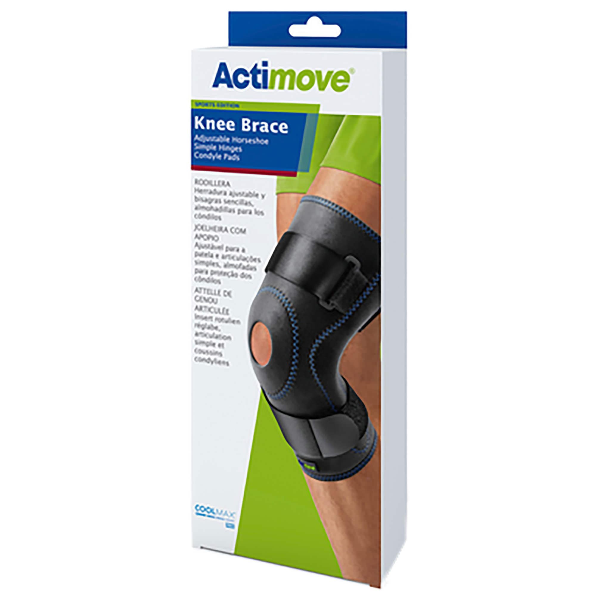 Actimove Hinged Knee Brace, Black - Image 2
