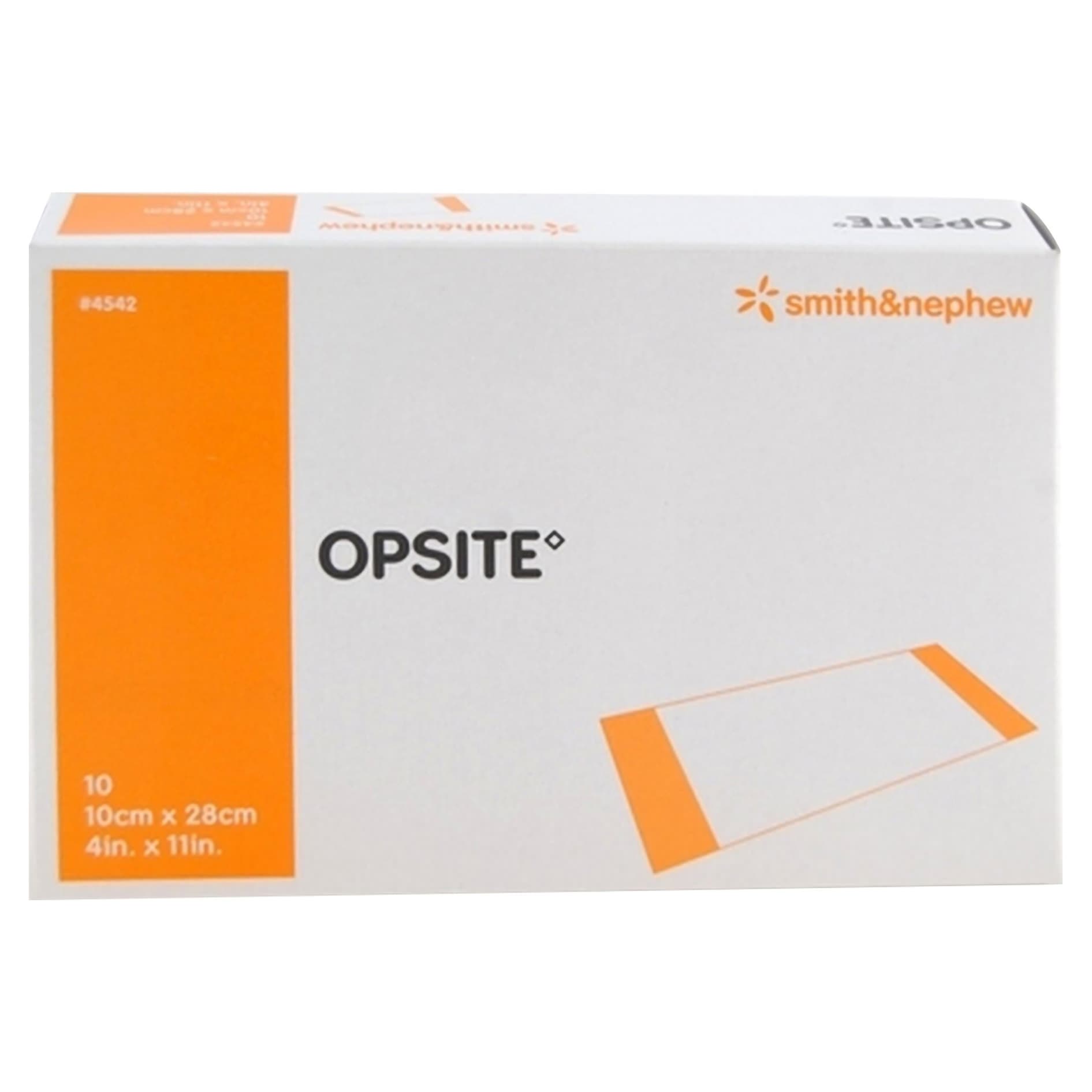 Opsite Transparent Film Dressing, 11 x 4 Inch - Case of 60 - Image 1