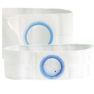 Nu-Hope 4" Flat panel Ostomy Support Belt, 2-7/8" White, Large - Each - Image 1