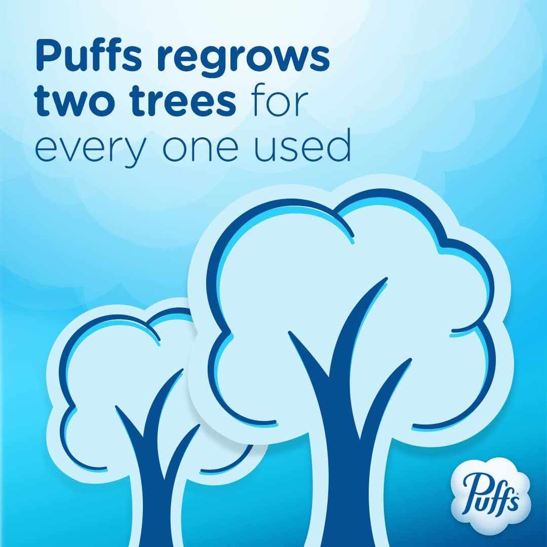 Puffs Ultra Soft Facial Tissues, 4 Count - Image 2