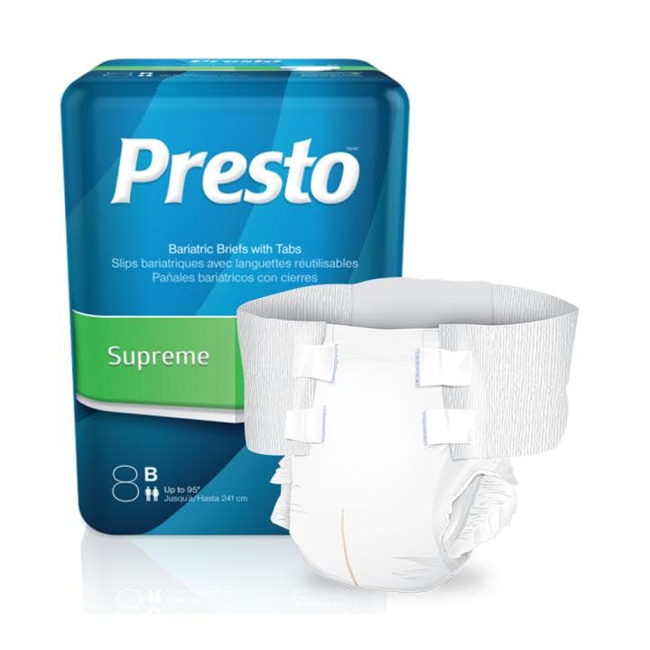 Presto Supreme Bariatric Full Fit Briefs