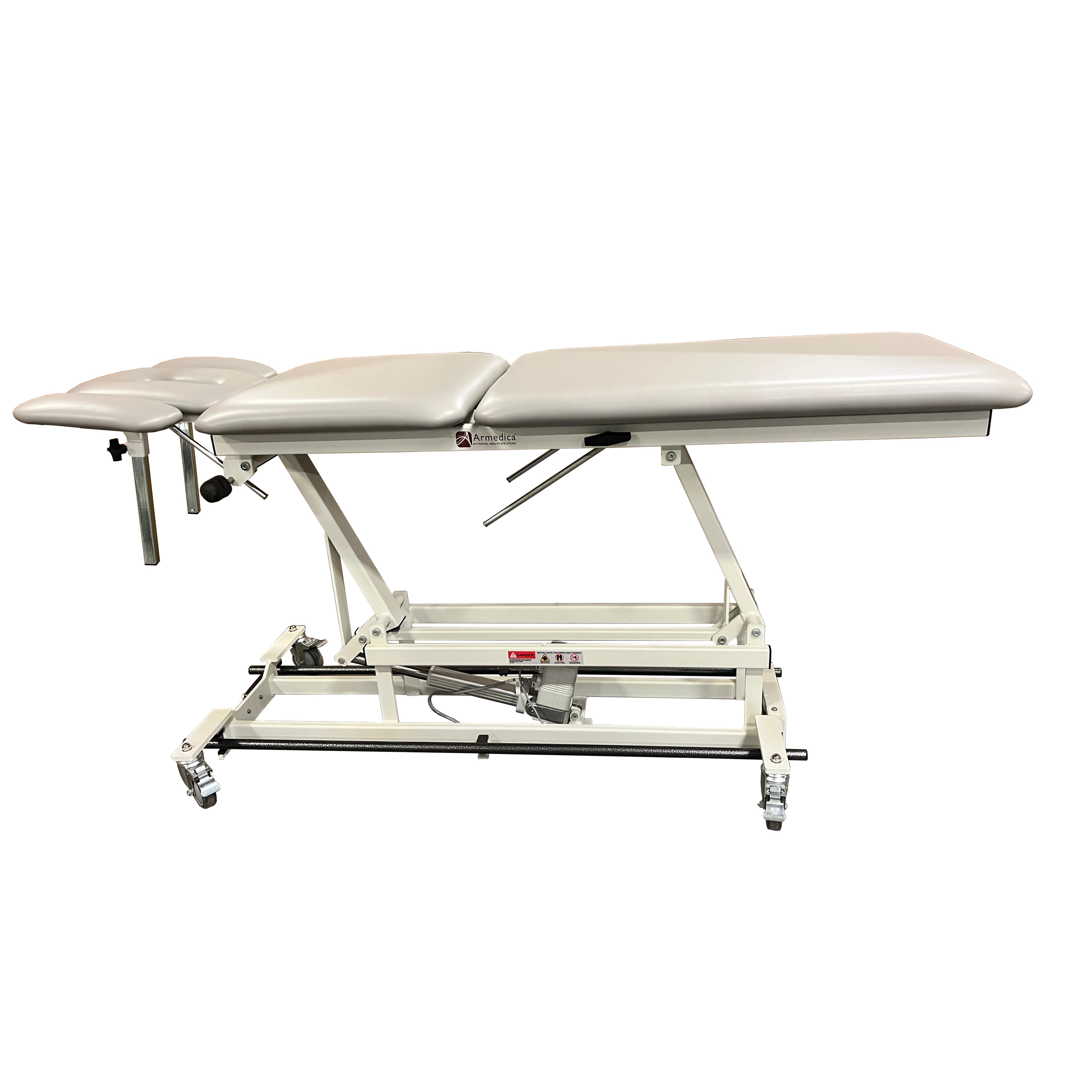 Armedica AM-BA555 Five-Section Bar Activated Hi-Lo Treatment Table with Adjustable Armrests - Image 1