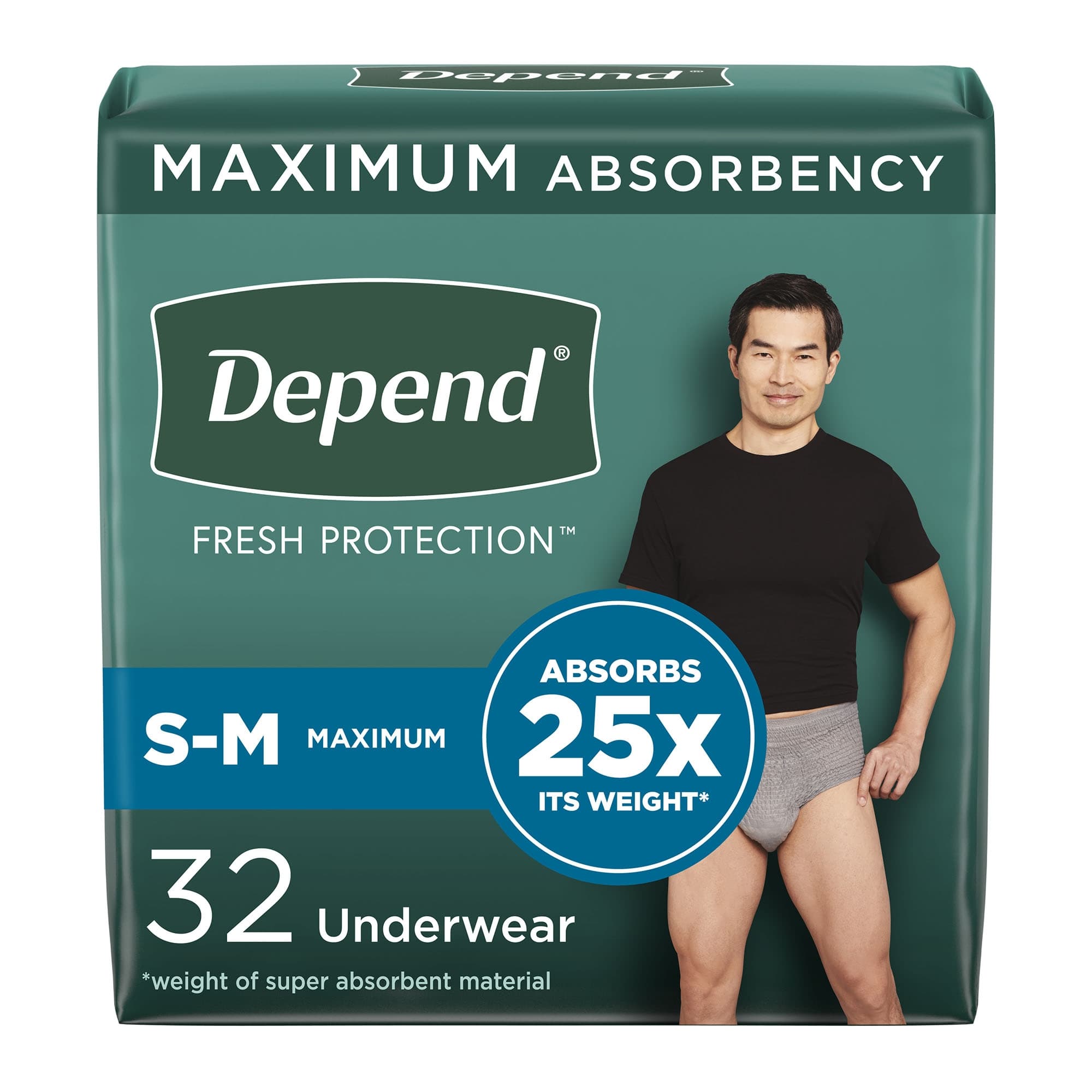 Depend Fresh Protection Underwear for Men