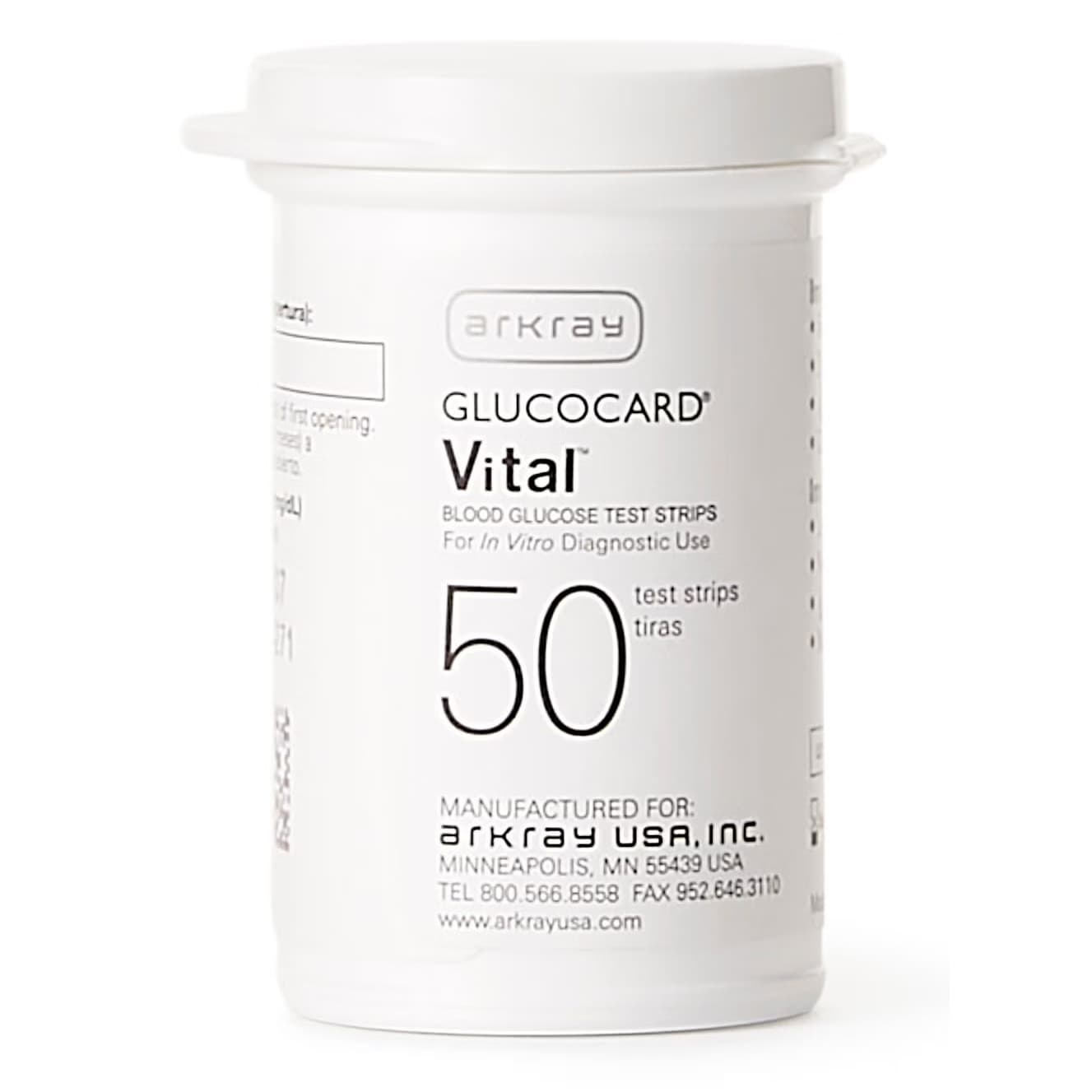 Arkray Glucocard Vital Blood Glucose Test Strip, 0.5 microlitre - Box of 50 - Image 3