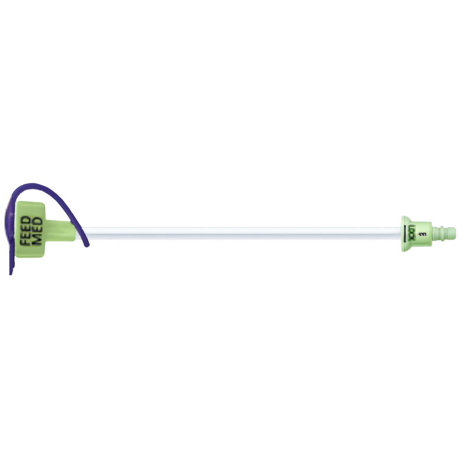 AMT MiniONE G-JET Single ENFit Jejunal Extension Set, 24" Straight Connector - Box of 10 - Image 1