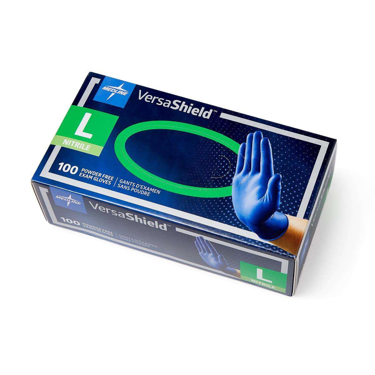 Versashield Powder-free Nitrile Exam Gloves, Large - Case of 1000 - Image 1