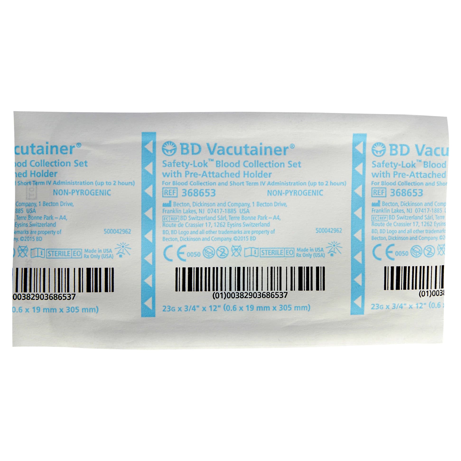 BD Vacutainer Safety-Lok Blood Collection Set with Holder, 23 Gauge - Each - Image 1