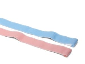 Medline Fetal Monitor Blue/Pink Belt, 48" Elastic - Case of 50 - Image 1