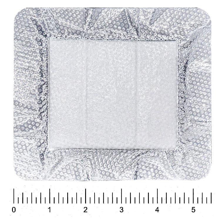 Vitale Silicone Super-Absorbent Dressings, 4.75" x 5.5" - Each - Image 1