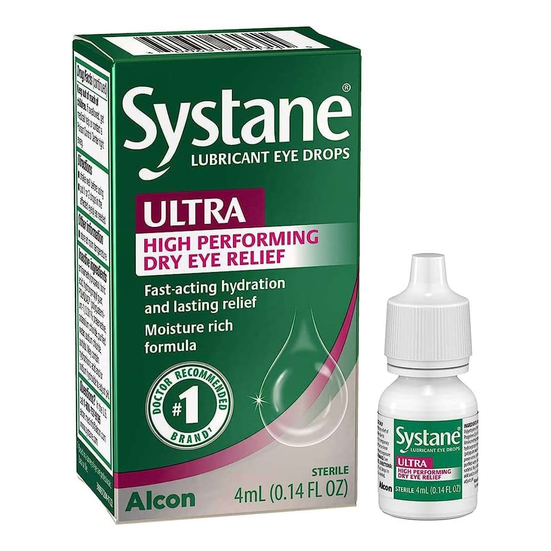 Alcon Systane Ultra Lubricant Eye drop, 4 ml - Image 1