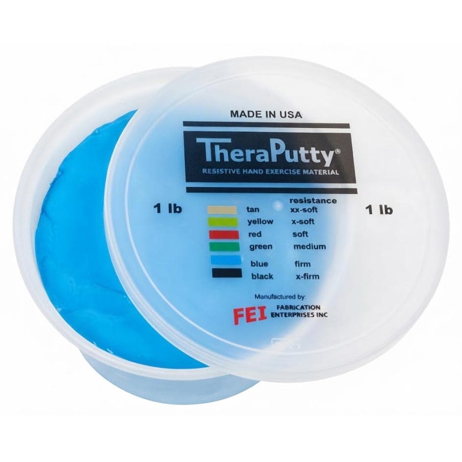 Theraputty Standard Exercise Putty, 1 Lbs, Blue, Firm - Image 1