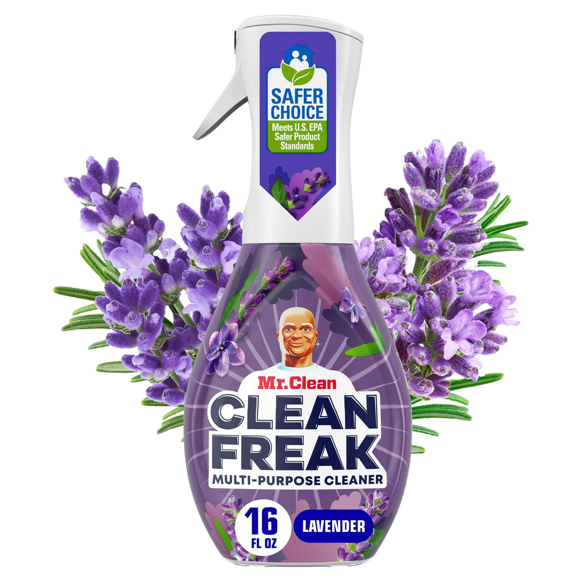 Mr. Clean Clean Freak All Purpose Cleaner Spray, Lavender Scent, 16 oz - Image 1