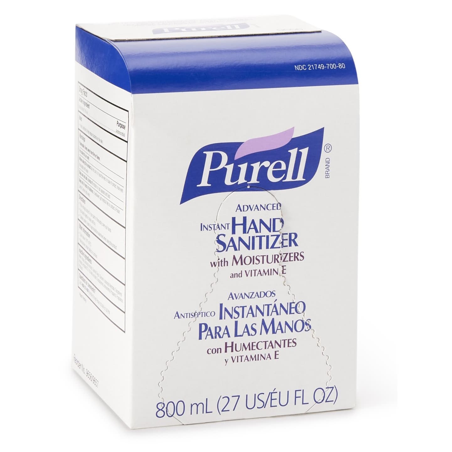 Purell Advanced Hand Sanitizer Gel, 800 mL