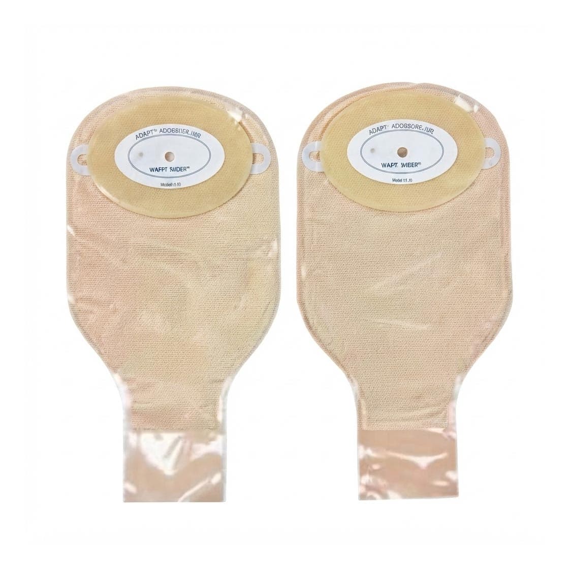 Nu hope Nu flex Precut urinary pouch with Nu barrier, Deep Convex - Box of 10 - Image 1