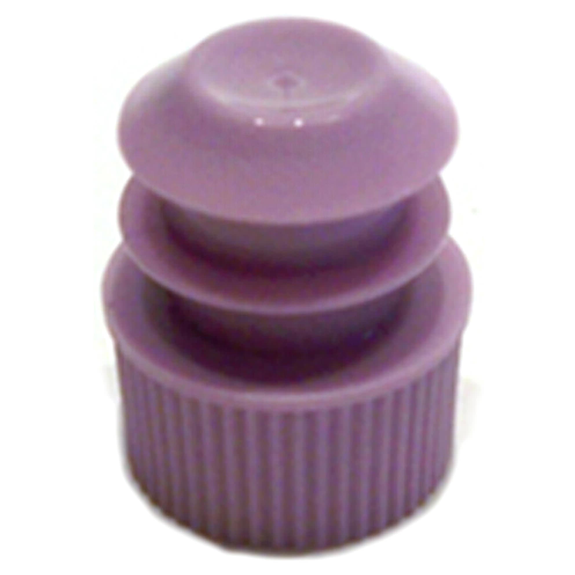 McKesson Tube Closure For Use with 16 mm Blood Drawing Tubes, Flanged Plug Cap, Lavender - Case of 10000 - Image 1