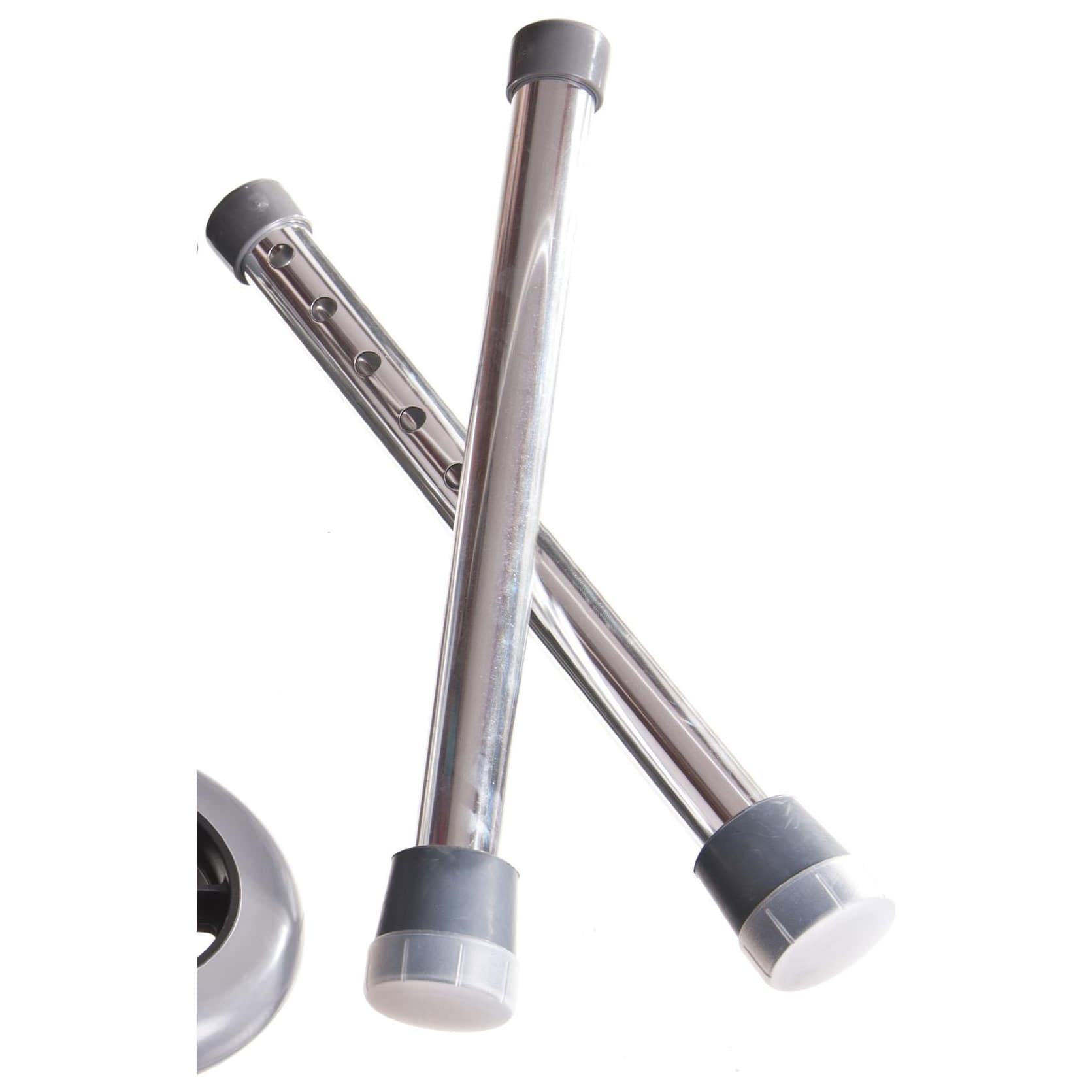 Medline Walker Foot Piece Extension Set, 5" Wheels
