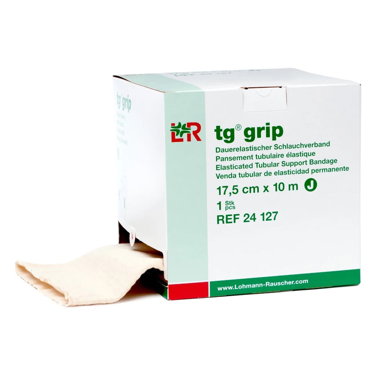 TG grip Elasticated Tubular Support Bandage, 6.8 Inch x 11 Yard/Size J - Box of 1 - Image 1