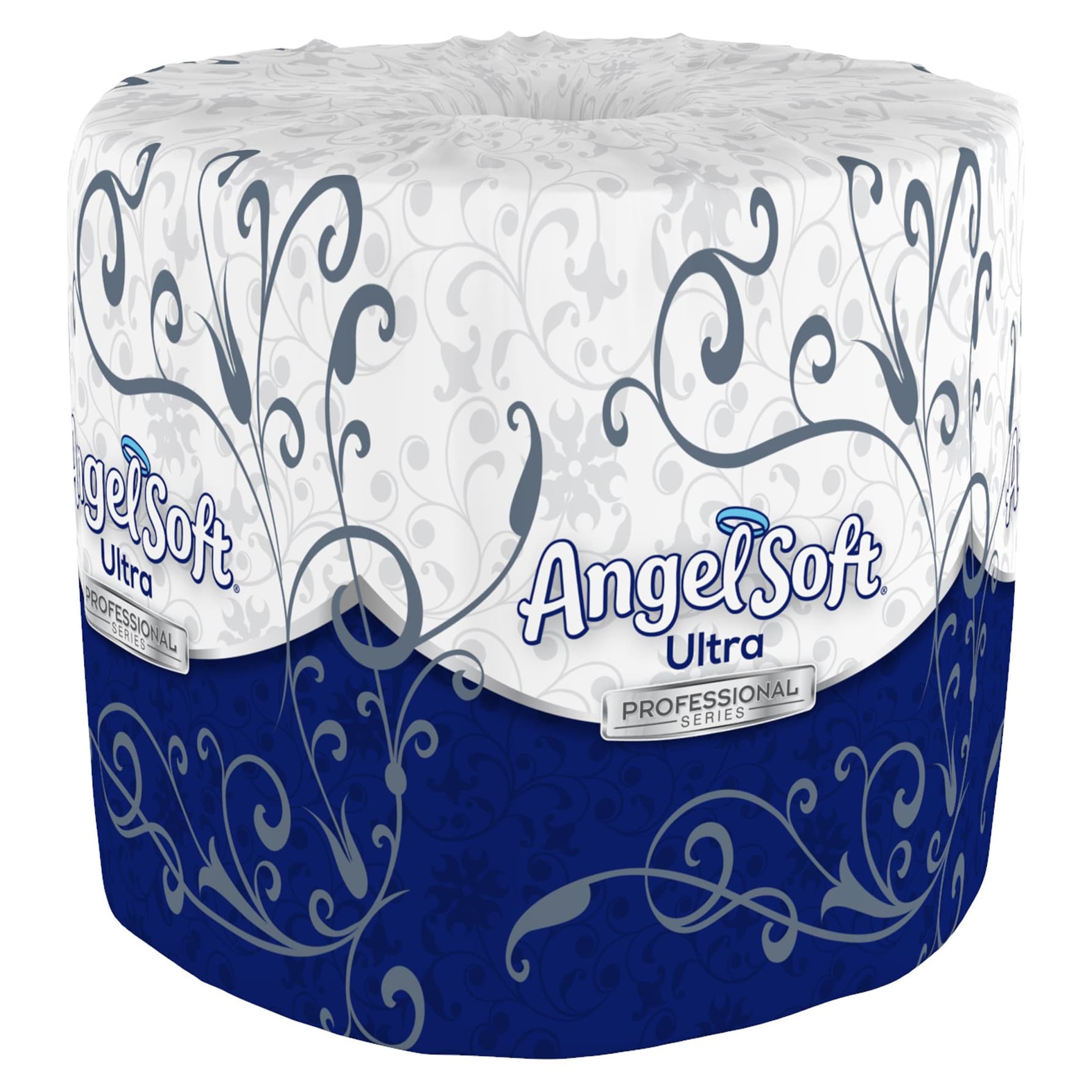Angel Soft Ultra Professional Series Toilet Tissue, 2-Ply Standard Size Cored Roll, White, 4 x 4 - Case of 60 - Image 1
