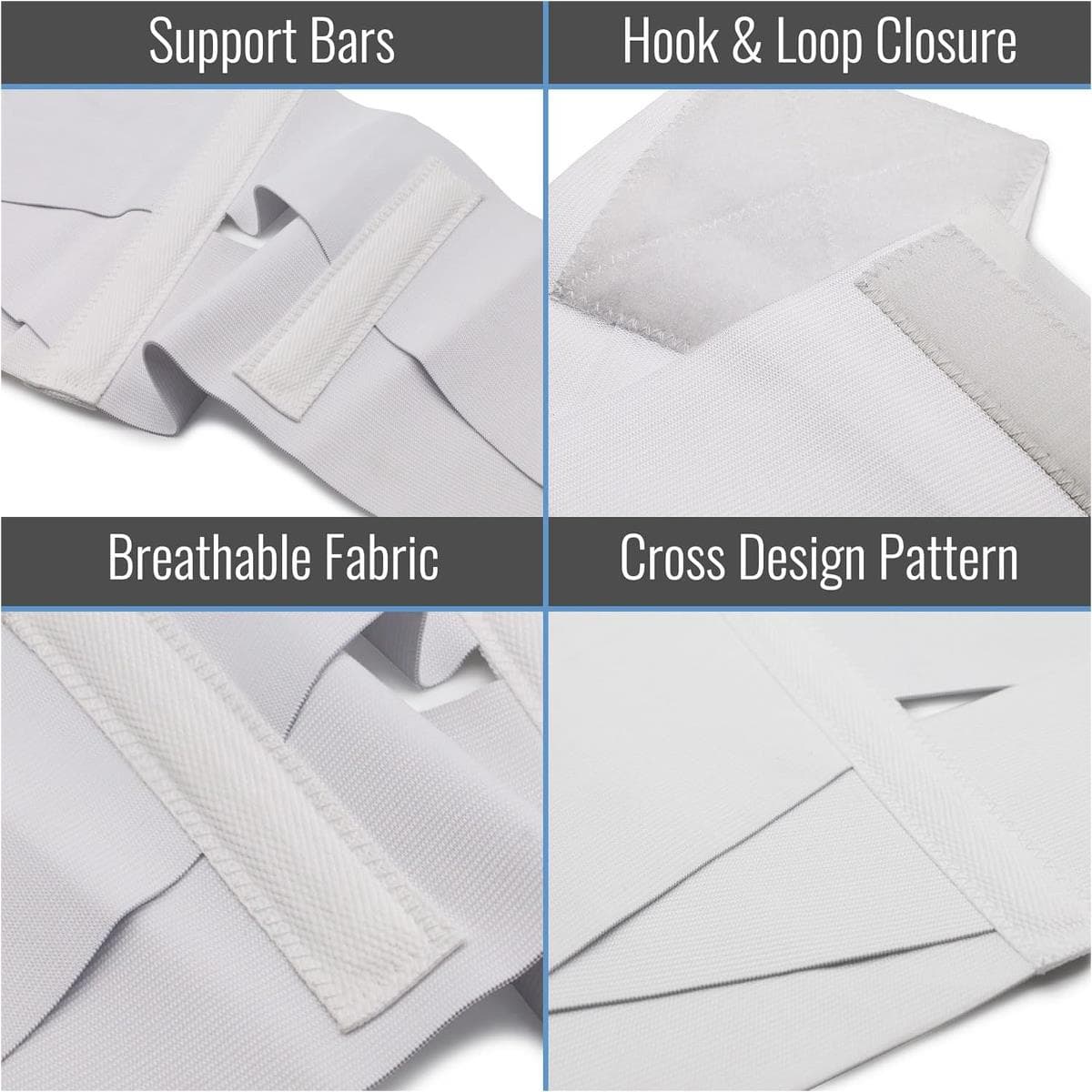 DMI Back Support Elastic Braces, Fits Waist Sizes 36 Inch to 42 Inch - Each - Image 2