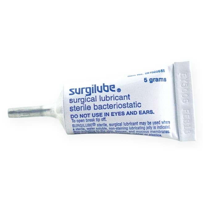 Surgilube Carbomer Free Lubricating Jelly, Snap-Off, 5 Gram - Each - Image 1