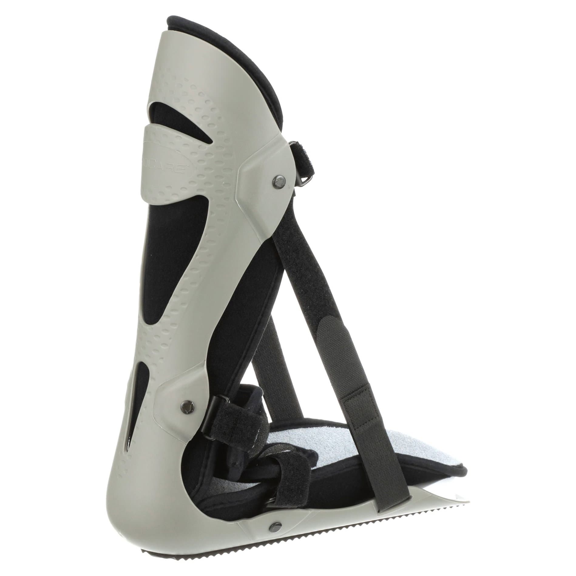 McKesson Plantar Fasciitis Night Splint Hook n Loop Closure Gray-Black - Image 3