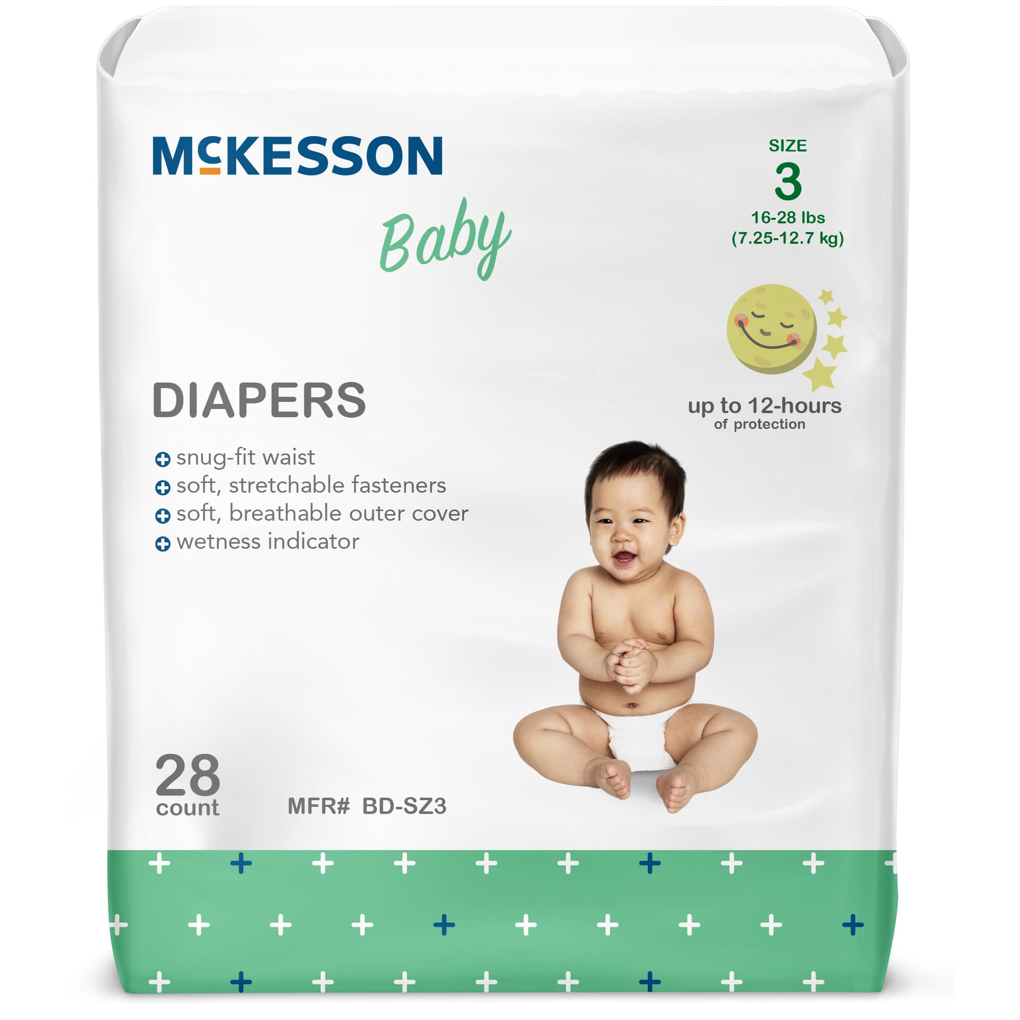 Mckesson Baby Diaper, Size 3 - Case of 112 - Image 1