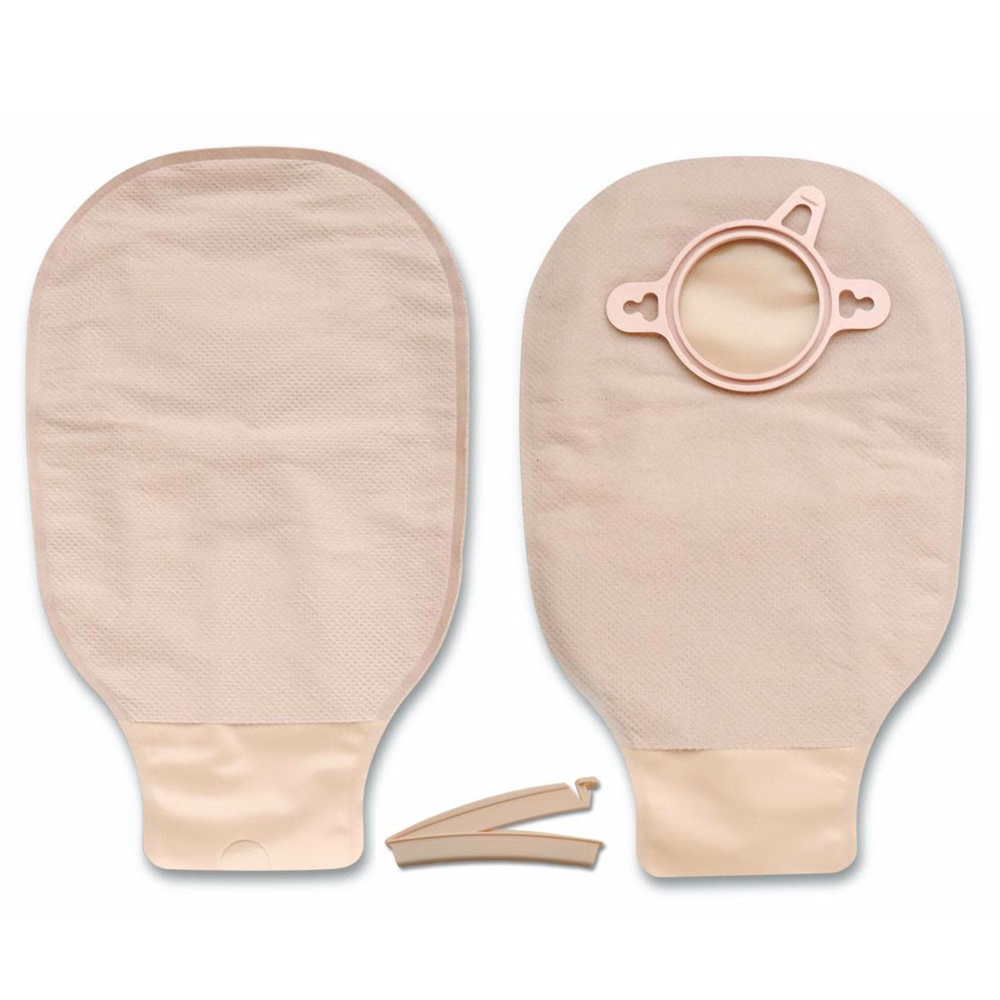 New Image 2-Piece Drainable Mini Ostomy Pouch with Clamp Closure, 2-1/4 Inch - Box of 10 - Image 1
