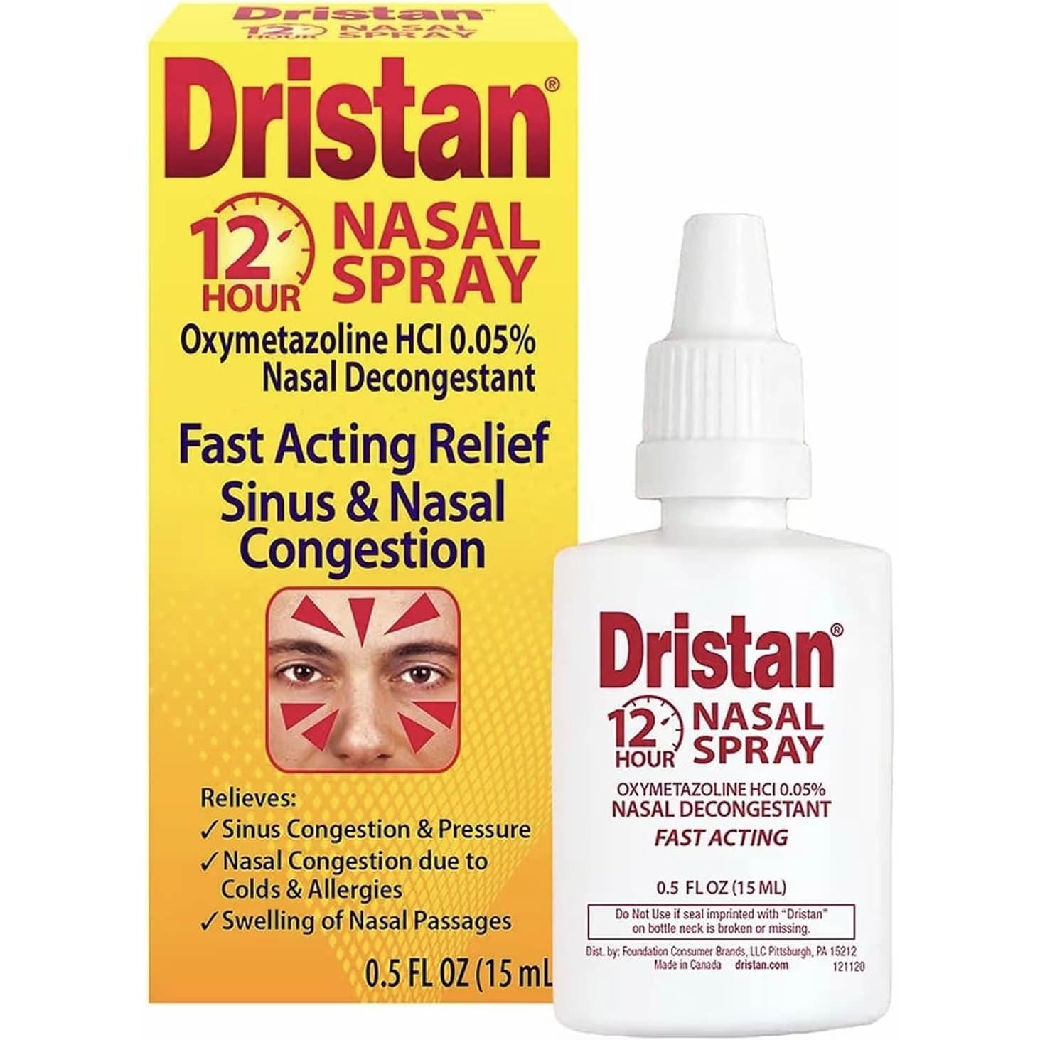 Dristan 12-Hour Nasal Spray, 0.5 oz - Each - Image 3