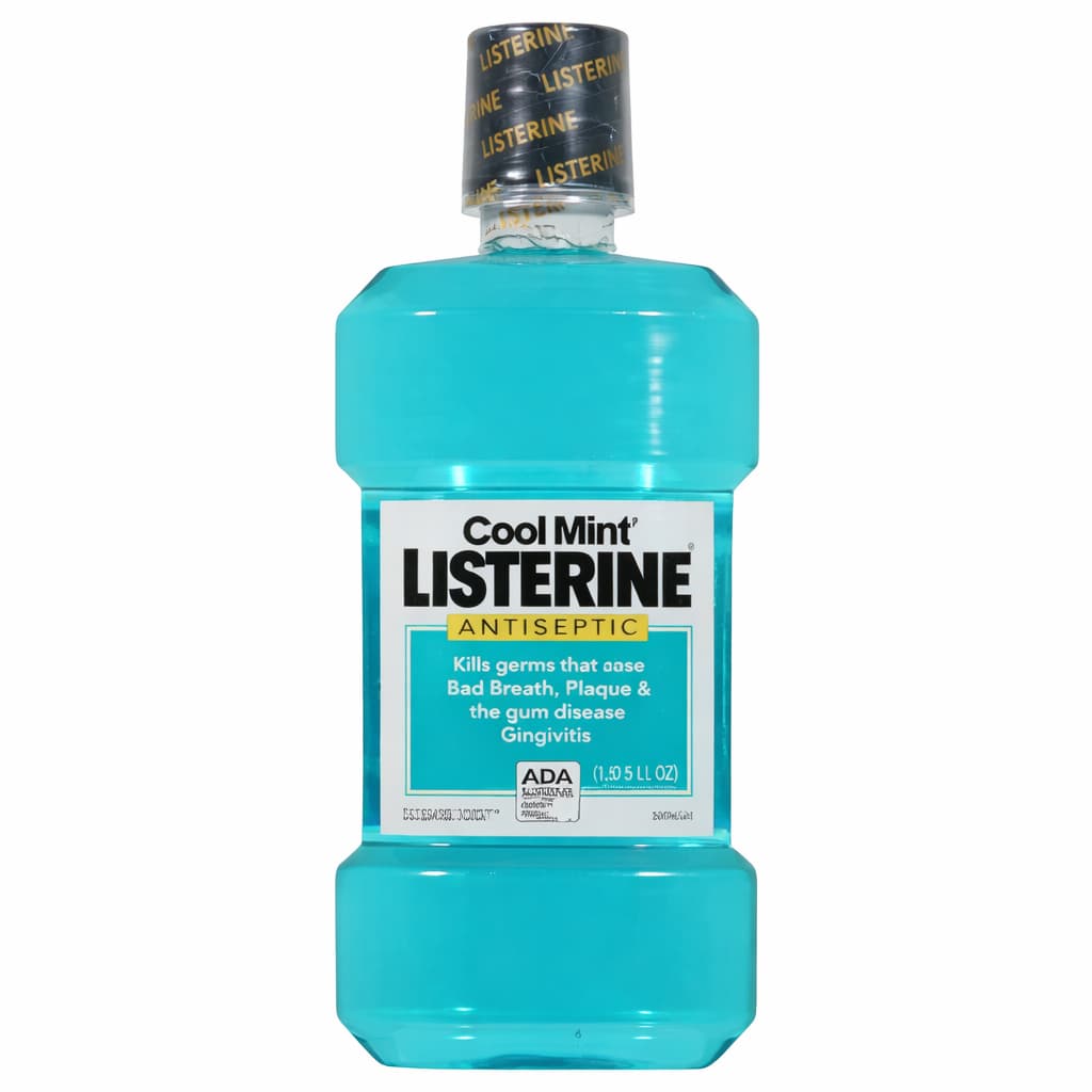 Listerine Cool Mint Antiseptic Mouthwash, 500mL - Each
